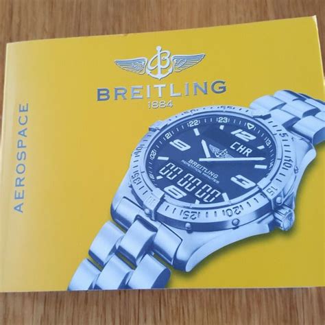 breitling sales handbook|Breitling aerospace user manual.